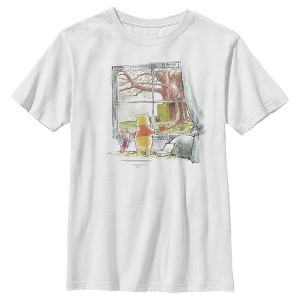 Boy's Winnie the Pooh Bear Big Face T-Shirt - 1 of 4