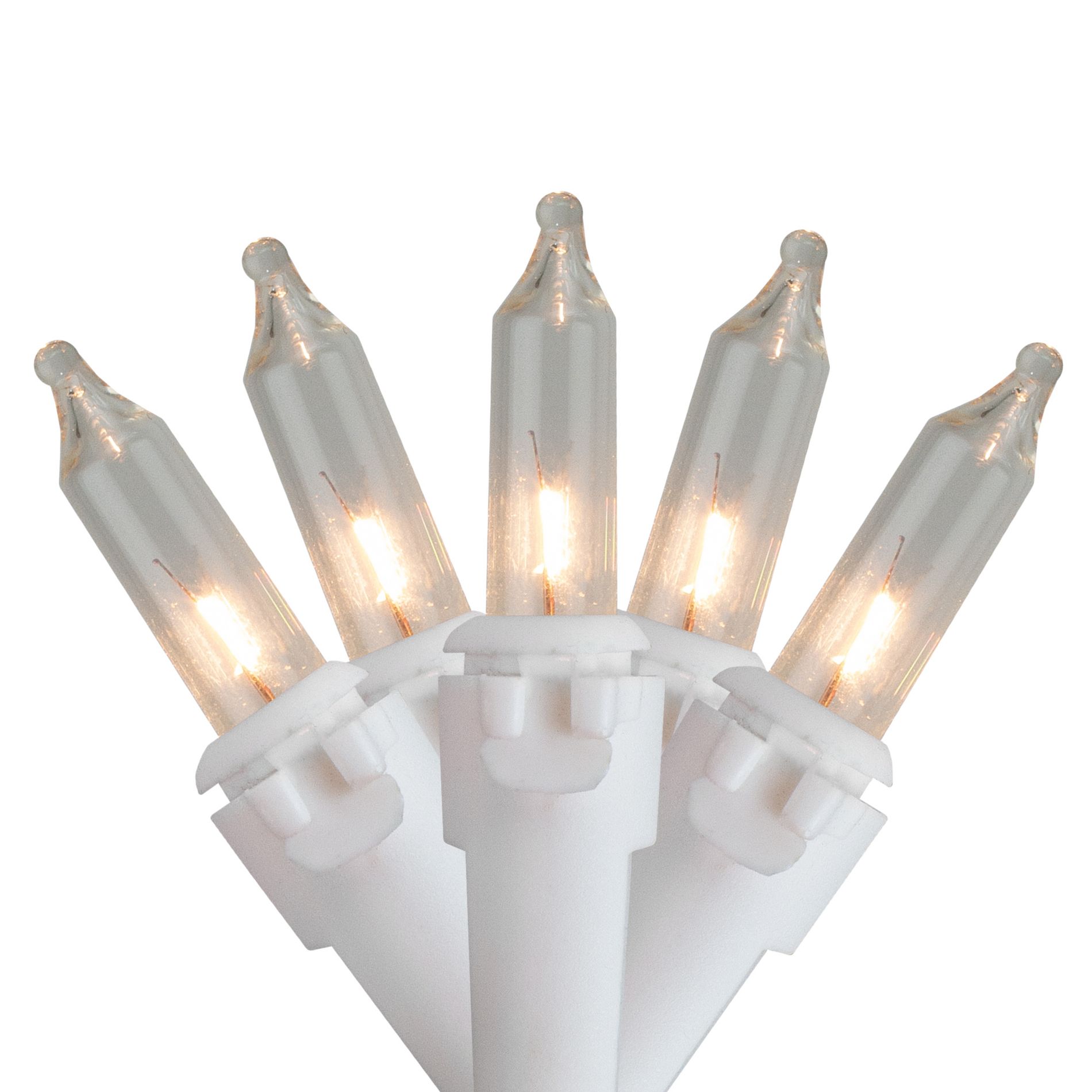 Northlight Mini Incandescent Christmas Lights - Clear - 7' White Wire - 35ct