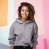 Dalix Espresso Martini Embroidered Hoodie Fleece Long Sleeve Cropped Sweatshirt Pullover Womens - 3 of 4