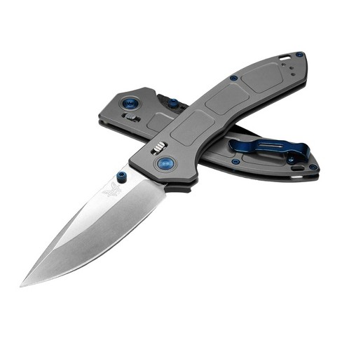 Benchmade 748 Narrows AXIS Folding Knife 3.43 M390 Satin Drop