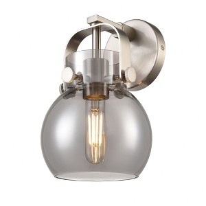 Pilaster II Sphere - 1 Light Wall Sconce In Industrial Style-9.75 Inches Tall and 6.5 Inches Wide - 1 of 1
