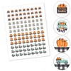Big Dot of Happiness Happy Fall Truck - Harvest Pumpkin Party Round Candy Sticker Favors - Labels Fits Chocolate Candy (1 sheet of 108) - 2 of 4