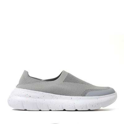 Dearfoams Men's Knox Collapsible Heel Slip-On Sneaker - Sleet Size 10 — фото 2