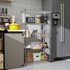 SEVOBAL Utility Storage Shelves Heavy Duty 5-Tier Utility Shelving Unit Steel Organizer Wire Rack for Home,Kitchen,Office, Brown, 23.6"*13.7"*62.4" - 4 of 4