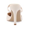 Journee Collection Women's Yvon Narrow Width SuperNatural Shades Pointed Toe Mule Pumps - 3 of 4