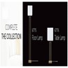 62" Soho Floor Lamp with Linen Shade White - Globe Electric: ETL Listed, Metal Base, Turn Knob Switch - 3 of 4