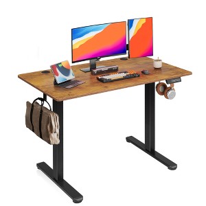 GALAXHERO 40x24inch Electric Standing Desk, Height Adjustable Small Ergonomic Sit to Stand Desk for Home Office - 1 of 4