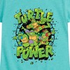 Girls' - Teenage Mutant Ninja Turtles - Turtle Power New Fitted Short Sleeve Graphic T-Shirt - 2 of 4