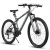 YONWAY 26-Inch Mountain Bike , High Carbon Steel Frame, Front and Rear Mechanical Disc Brakes, 21-Speed Gear System for Adults and Teenagers - 2 of 4
