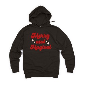 Simply Sage Market Women's Graphic Hoodie Merry and Magical - 1 of 3
