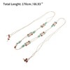 Unique Bargains Bohemian Colored Beads Pattern Adjustable Waist Belt 1 Pc - 3 of 4