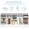 Best Choice Products 46in Shoe Storage Organization Rack Bench for Entryway, Bedroom w/ Padded Seat, 10 Cubbies - 3 of 4