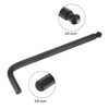 Unique Bargains Heat-treated Chrome Vanadium Alloy Steel Long Arm Hex Key Wrench - 3 of 4