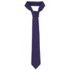 Men's Checkered 2.75 Inch Wide And 57 Inch Long 100% Cotton Neckties - 2 of 4