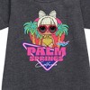 Girls' - Lol Surprise! - Palm Springs Graphic Short Sleeve Fleece Dress - 2 of 3