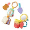Melissa & Doug Multi-Sensory Take-Along Clip-On Infant Toy 2pk (PB&J and Bubble Tea) - 4 of 4
