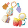 Melissa & Doug Multi-Sensory Take-Along Clip-On Infant Toy 2pk (PB&J and Bubble Tea) - image 4 of 4
