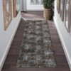 Washable Modern Non Slip Living Room Area Rugs, Soft Low Pile Solid Floor Carpet for Bedroom Dining Room - 3 of 4