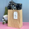 Wrapables Gold Foil Christmas Holiday Gift Tags/Kraft Paper Hang Tags for Gift-Wrapping, Labeling, Package Decoration (100pcs) - 3 of 4