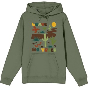 Adventure Society Leave No Trace Adult Long Sleeve Hoodie - 1 of 2