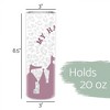 Elanze Designs My Happy Place Bejeweled Castle 20 ounce Stainless Steel Travel Tumbler with Lid For Your On The Go Beverages - 2 of 4