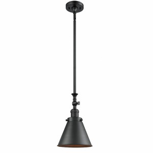 Appalachian - 1 Light Stem Hung Tiltable Mini Pendant In Traditional Style-13 Inches Tall and 8 Inches Wide - 1 of 1