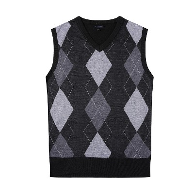 Gioberti Men's Super Soft Diamond Knitted Sleeveless Vest