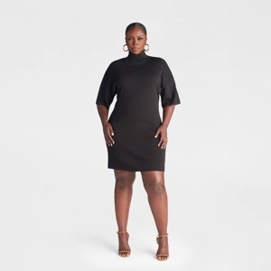 KBB by KAHLANA Women's Short Sleeve 'The Laceback Mini Dress' - Black XXL :  Target