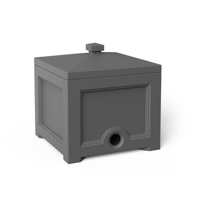 Fairfield Garden Hose Bin Graphite Gray - Mayne