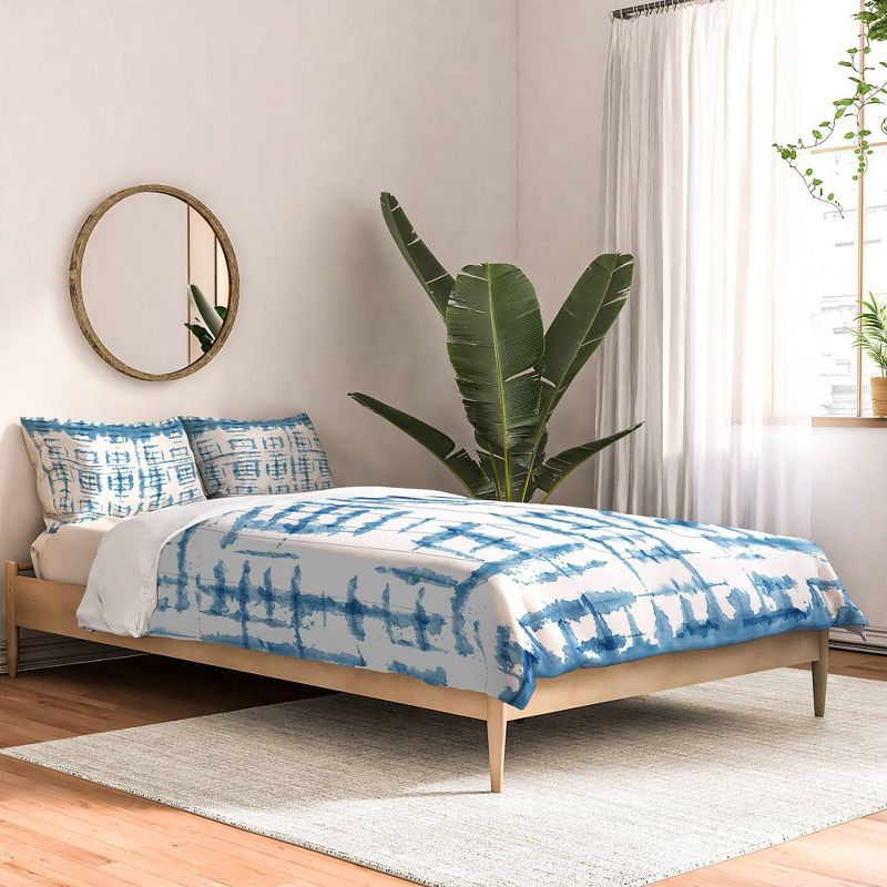 Ninola Design Shibori Checks Stripes Comforter Set - Deny Designs, 3 of 5