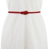 Elerevyo Women's Faux Leather Skinny Belt for Dress Adjustable Knotted Thin Waist Belts - 4 of 4