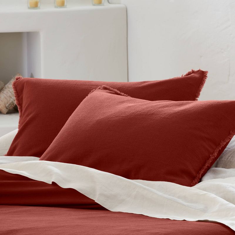 Heavyweight Linen Blend Comforter Sham - Casaluna™, 3 of 13