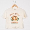 Simply Sage Market Harvest Market Pumpkins Local Organic Boxy Crop Top - 3 of 4
