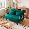 VYNXARIA 55inch Convertible Chair Bed,Tri-Fold Sofa Bed,Leisure Chaise Lounge Couch with Sturdy Iron Frame,Comfortable Sleeper Chair - 3 of 4