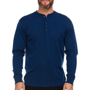 Minus33 Merino Wool Midweight - Men's Long Sleeve Henley 100% Merino Wool - 1 of 4
