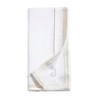 Saro Lifestyle Elegant Embroidery Detail Napkin (Set of 4) - 2 of 4