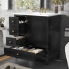 Whisen 30" Bathroom Vanity with Sink, Soft-Close Door & 3 Drawers - 2 of 4
