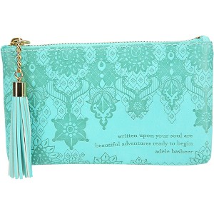 Pavilion Gift Company - Tahitian Turquoise - Gift Boxed Vegan Leather Coin Purse - Wallets - 1 of 4