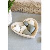 Wooden Heart Bowl 3"H Natural – Hand-Carved Decorative French Country Accent Bowl By Kalalou - 2 of 3