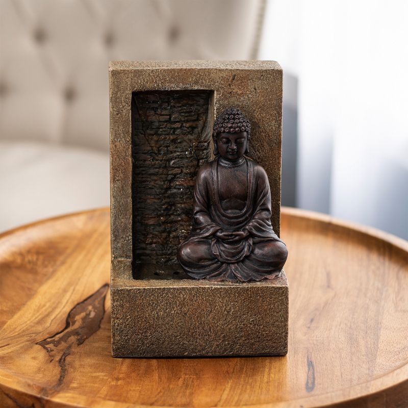 Nature Spring Sitting Buddha Indoor Water Fountain, 2 of 7