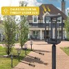C Cattleya Black LED Outdoor Solar Path Lights,3000K Warm White/150 Lumen - 4 of 4