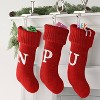 Knit Monogram Christmas Stocking Red - Wondershop™ - 2 of 3