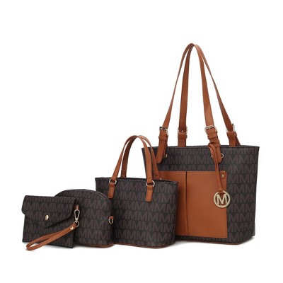 MKF Collection Havenly Women’s Tote Bag, Mini Tote Bag, Pouch and Wallet by Mia K