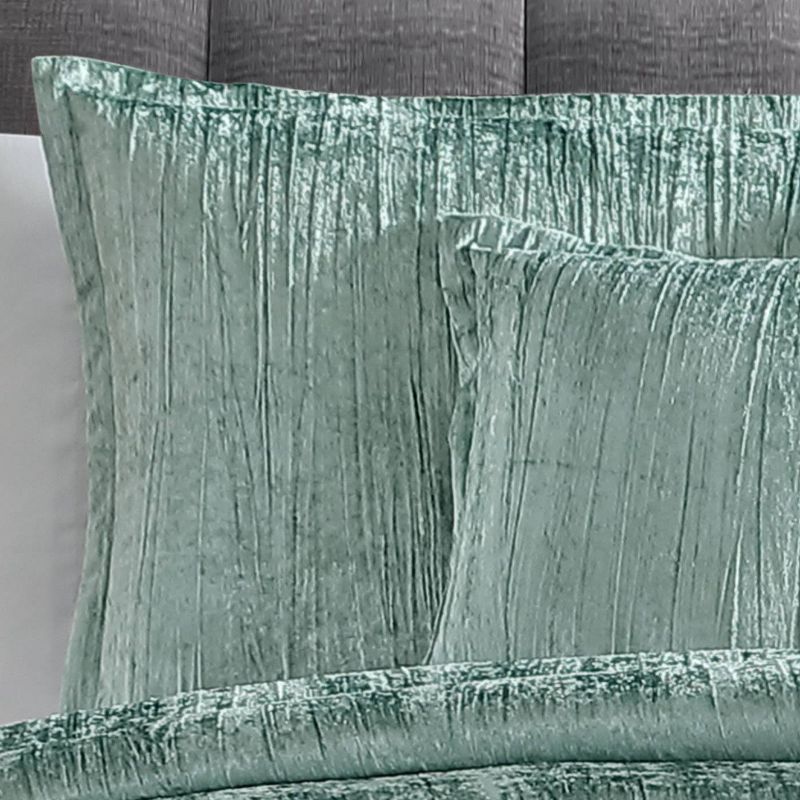 Turin Crinkle Velvet Comforter Set - Riverbrook Home, 4 of 15