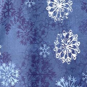 royal navy textured snowflake