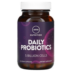 MRM Nutrition Daily Probiotics, 5 Billion Cells, 30 Vegan Capsules - 1 of 3
