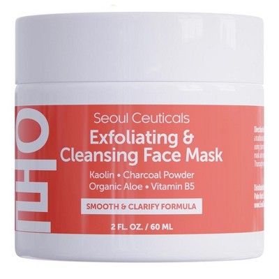 Seoul Ceuticals Korean Skin Care Exfoliating Cleansing Face Scrub Mask