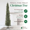 Home Heritage Rotating Tree Stand Base w/Stanley 9' Skinny Pencil Christmas Tree - 4 of 4