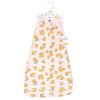 Hudson Baby Infant Girls Interlock Cotton Sleeveless Sleeping Bag, Citrus Orange - 2 of 4