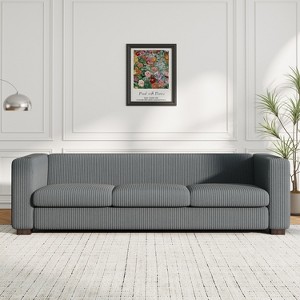 3-Seater Sofa Set, Cloud-Soft Sitting, with Ultra-Soft Cushions & Cup holder for Living Room, Apartment, Office - 1 of 4